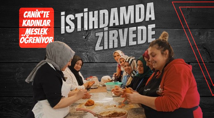 Canik kadın istihdamında zirvede
