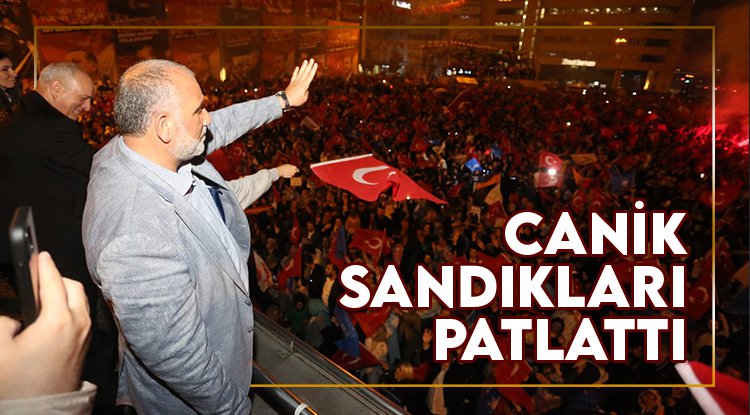 Canik sandıkları patlattı, 'Cumhurbaşkanı Erdoğan' dedi