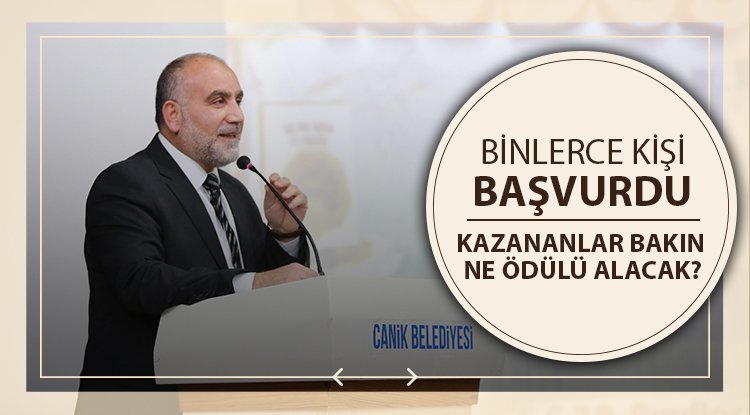 Canik'te Bilgi Yarışması'na yoğun ilgi