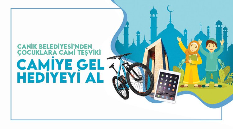 Canik'te camiye giden hediyeyi kapar