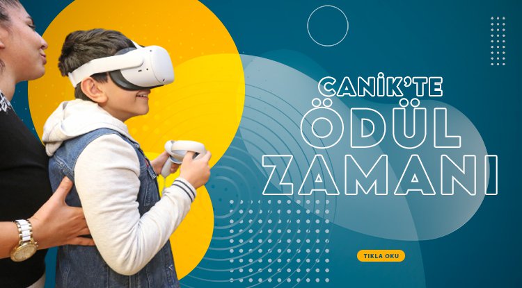 Canik'te gençler ödüllerine kavuştu
