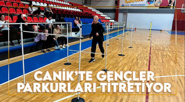 Canik’te gençler parkurları titretiyor