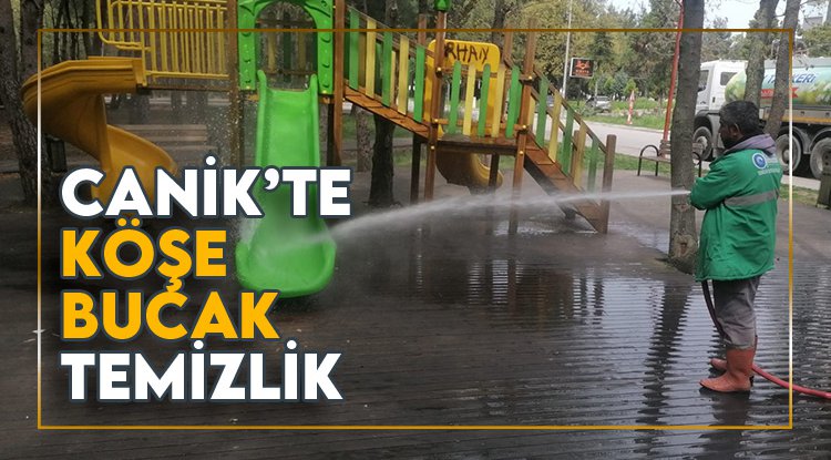 Canik’te köşe bucak bayram temizliği