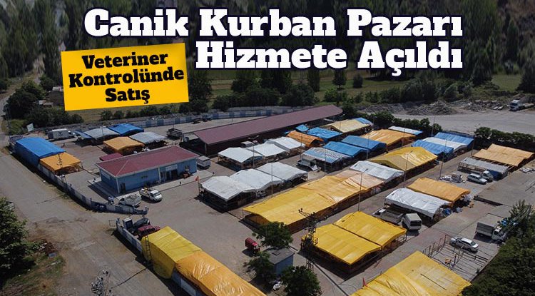 Canik’te Kurban Pazarı açıldı: Veteriner gözetiminde satış