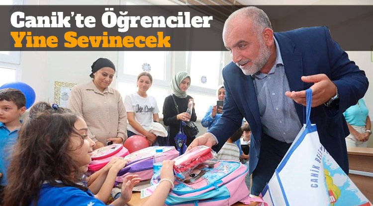 Canik'te öğrenciler yine sevinecek