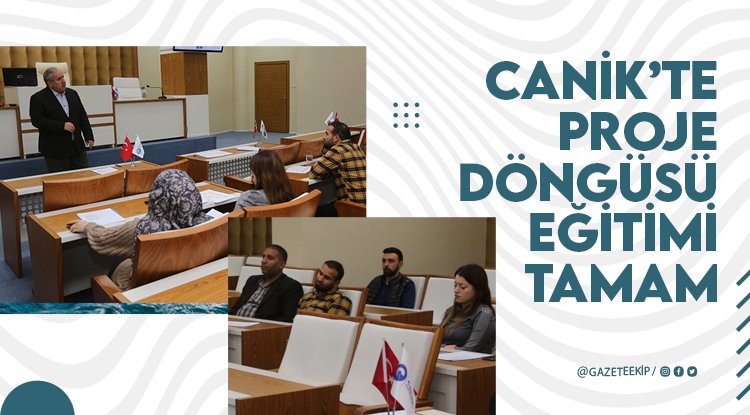 Canik'te personele Proje Döngüsü eğitimi