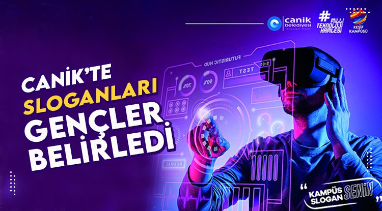 Canik'te sloganları gençler belirledi