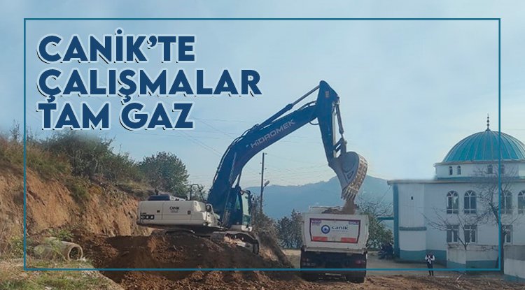 Canik’te üstyapı çalışmaları tam gaz