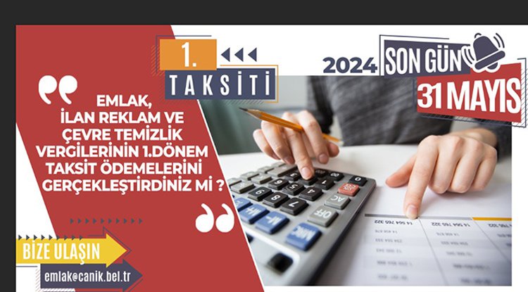 Canik’te Vergi Ödemeleri Başladı