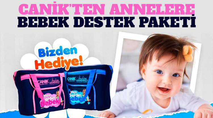 Canik'ten Anne Adaylarına Bebek Destek Paketi