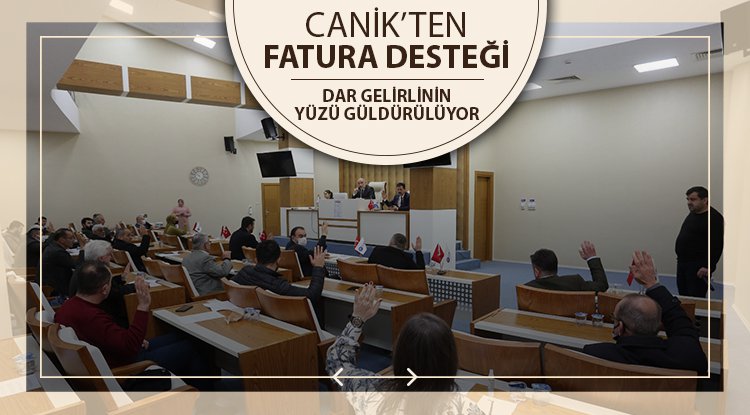 Canik'ten elektrik faturası desteği