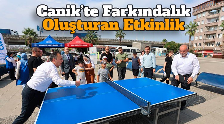 Canik'ten farkındalık oluşturan şenlik