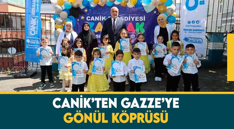 Canik’ten Gazze’ye uzanan gönül bağı