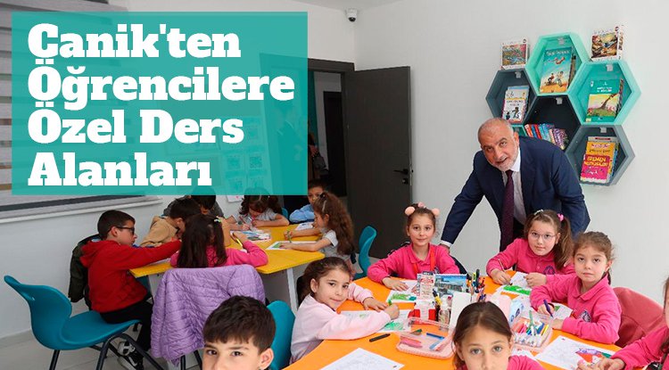 Canik'ten öğrencilere özel ders alanları