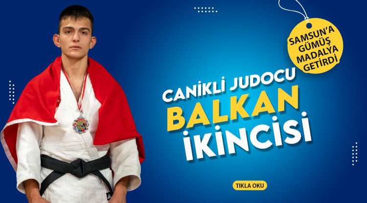 Canikli Milli Judocu Balkan ikincisi