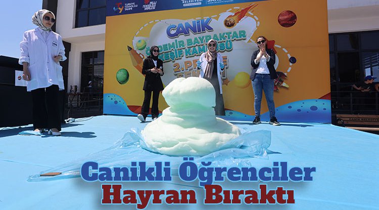 Canikli öğrenciler hayran bıraktı