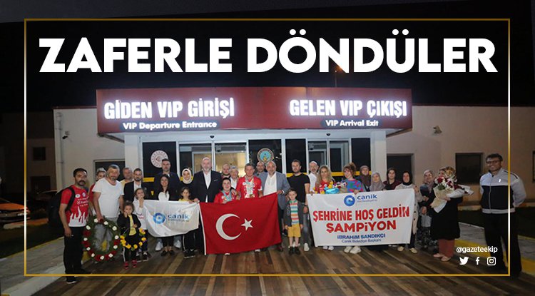 Canikli sporcular Çekya'dan zaferle döndü