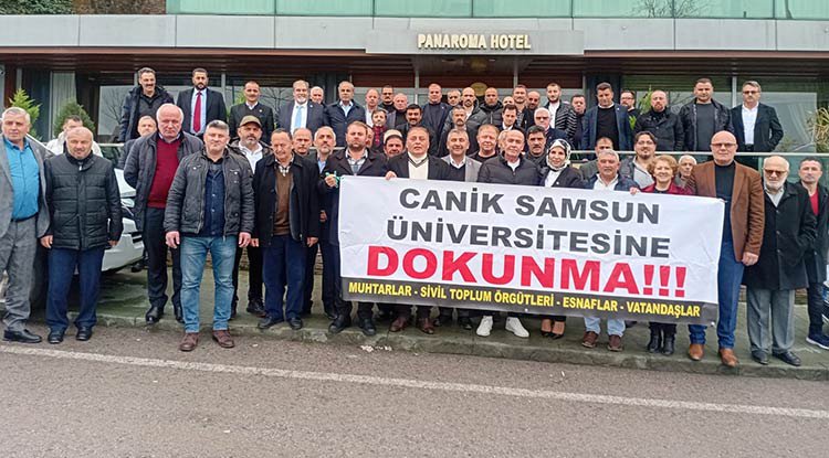 Canikliler böyle seslendi: Üniversitemize Dokunmayın