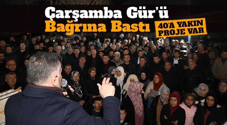 Çarşambalılar Ender Gür'ü Bağrına Bastı