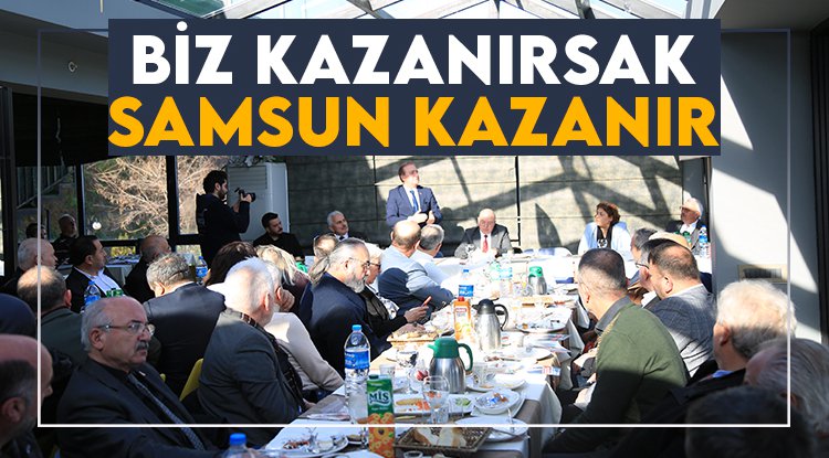 Cevat Öncü: Biz kazanırsak Samsun kazanacak