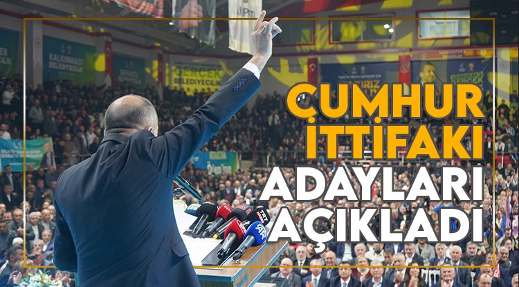Cumhur İttifakı Samsun'da adaylarını tanıttı