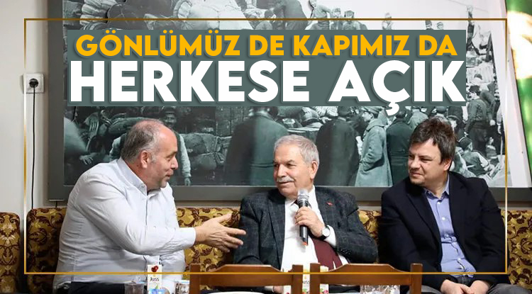Demirtaş: Kapımız da, gönlümüz de herkese açık