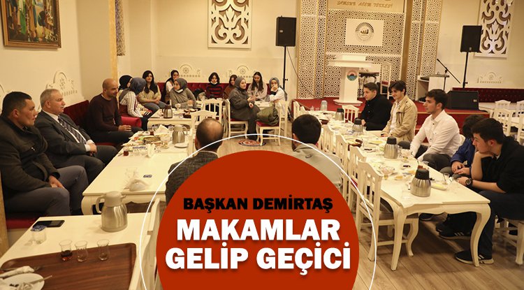 Demirtaş: Makamlar gelip geçici, önemli olan hizmet