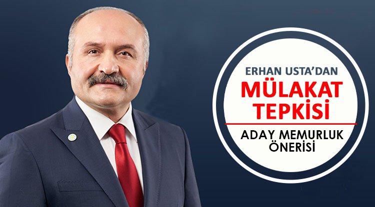 Erhan Usta'dan mülakat tepkisi