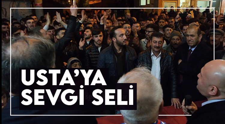Erhan Usta'ya Bafra'da sevgi seli