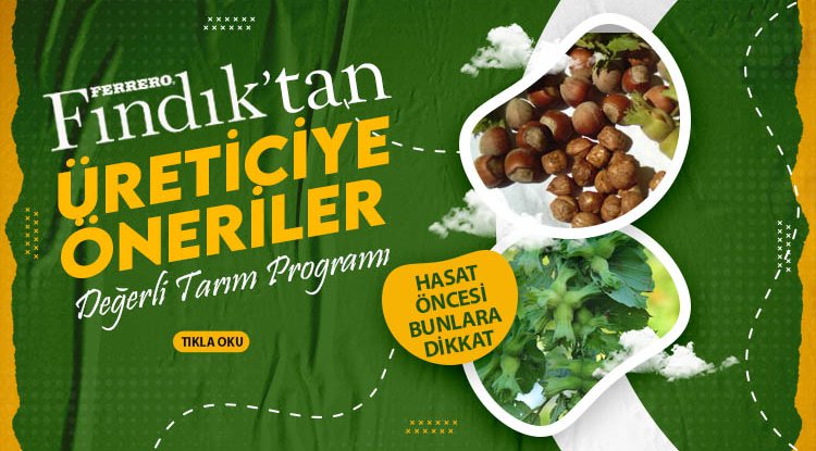 Ferrero Fındık’tan hasat öncesi altın öneriler