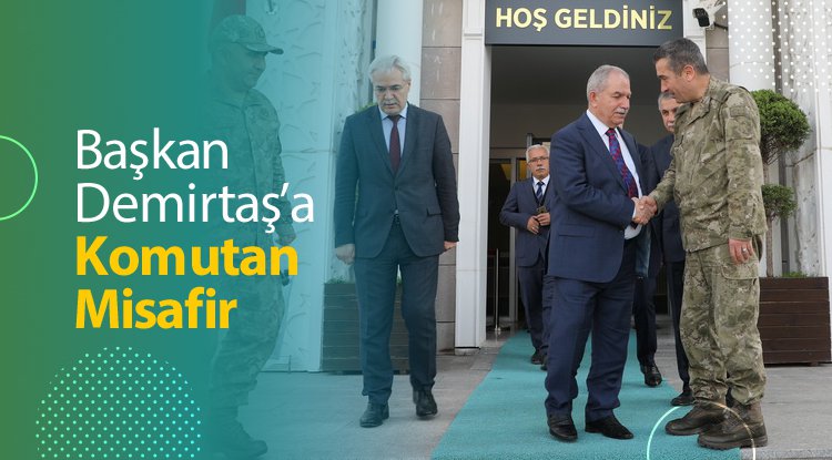 Garnizon Komutanı Uğurlu'dan Başkan Demirtaş'a ziyaret
