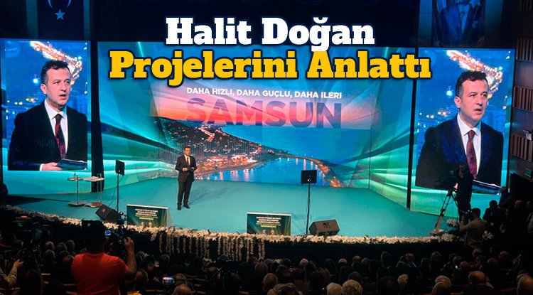 Halit Doğan projelerini tanıttı