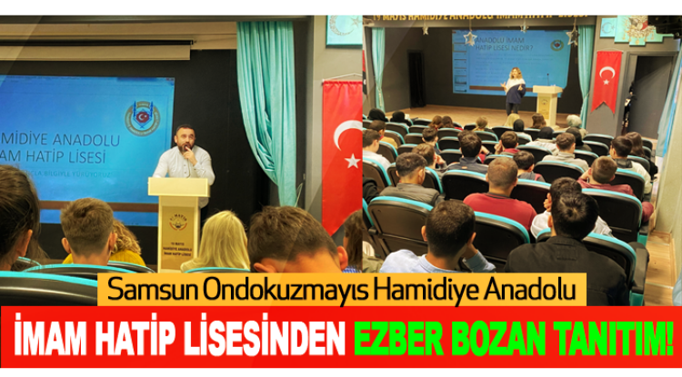 Hamidiye Anadolu İmam hatip lisesinden ezber bozan tanıtım!