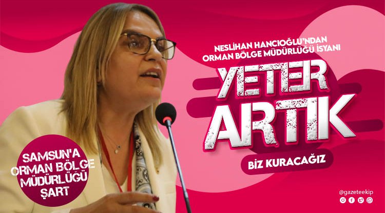 Hancıoğlu'ndan Orman Bölge Müdürlüğü isyanı