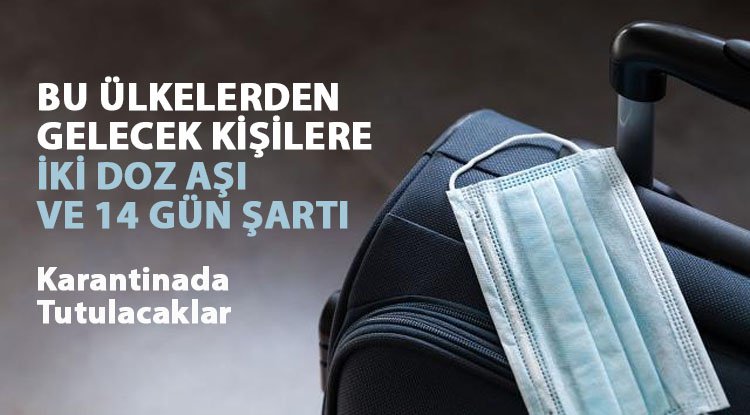 Hıfzısıhha'dan bazı ülkelere iki doz aşı şartı