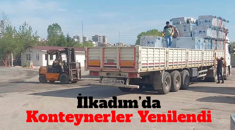 İlkadım'da Çöp Konteynerleri Yenilendi