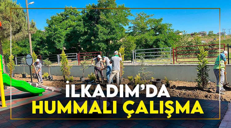 İlkadım'da hummalı çalışma