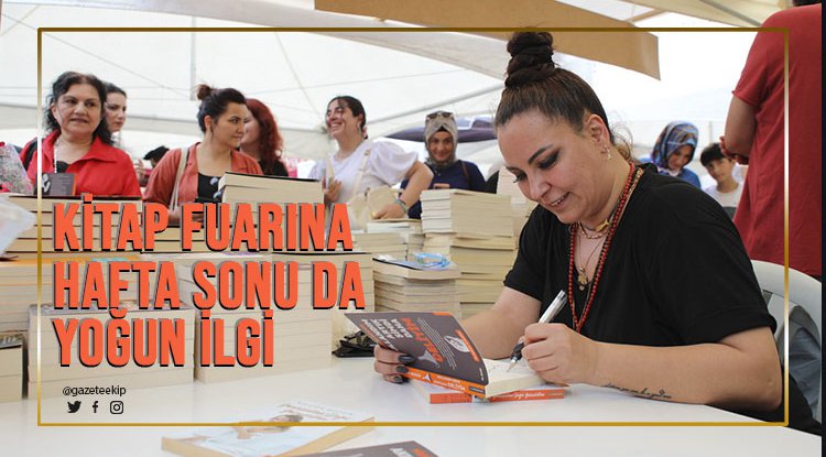 İlkadım'da Kitap Fuarı'na hafta sonu da yoğun ilgi