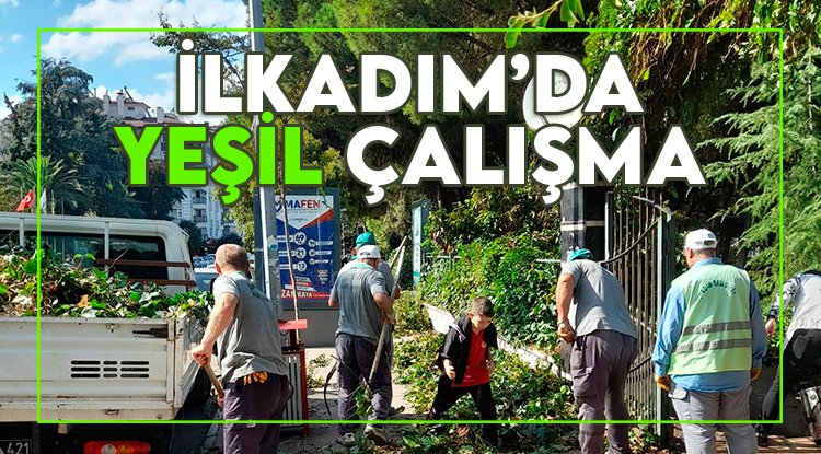 İlkadım'da park ve yeşil alanlar elden geçiriliyor