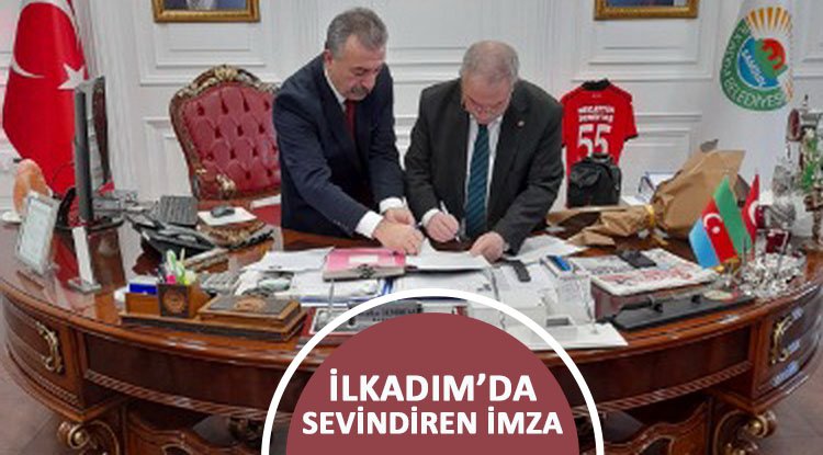 İlkadım'da sevindiren imza