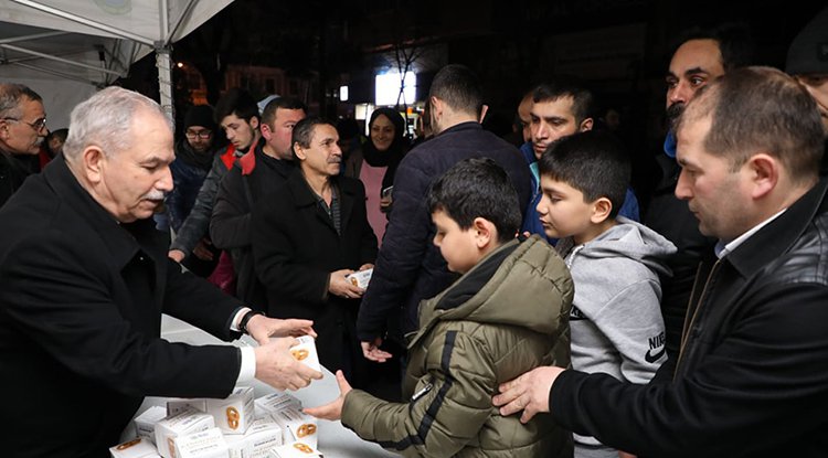 İlkadım'dan Samsunlulara 'kandil' simidi
