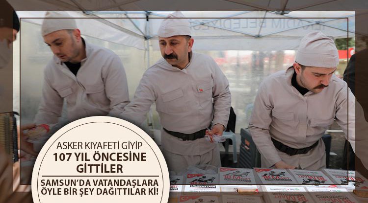 İlkadım'dan vatandaşa asker tayını