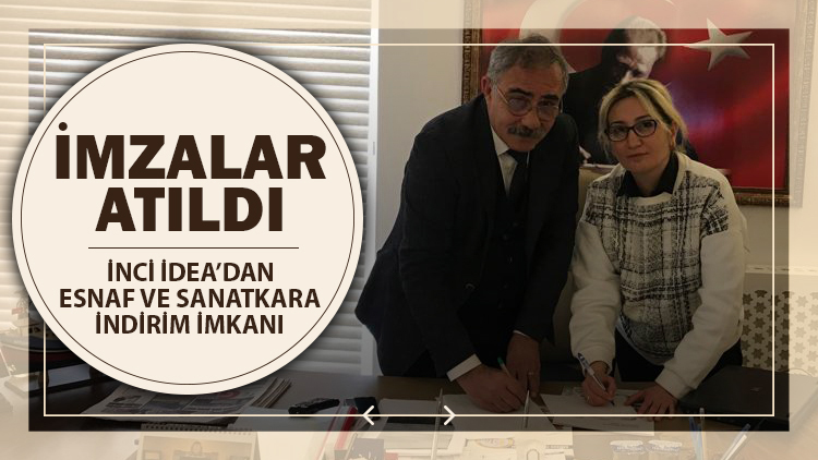 İnci İdea'dan esnaf ve sanatkarlara indirim