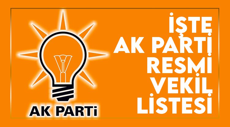 İşte AK Parti'nin Samsun listesi