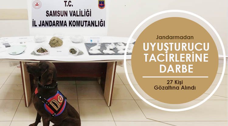 Jandarmadan uyuşturucu tacirlerine darbe