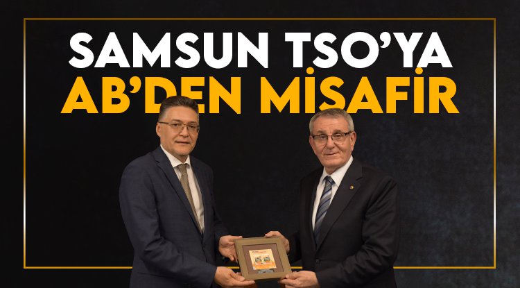 Janusauskas, Samsun TSO AB Bilgi Merkezi’ni ziyaret etti
