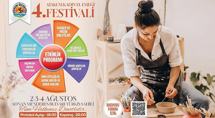 4. Kadın El Emeği Festivali Atakum Sahili’nde başlıyor