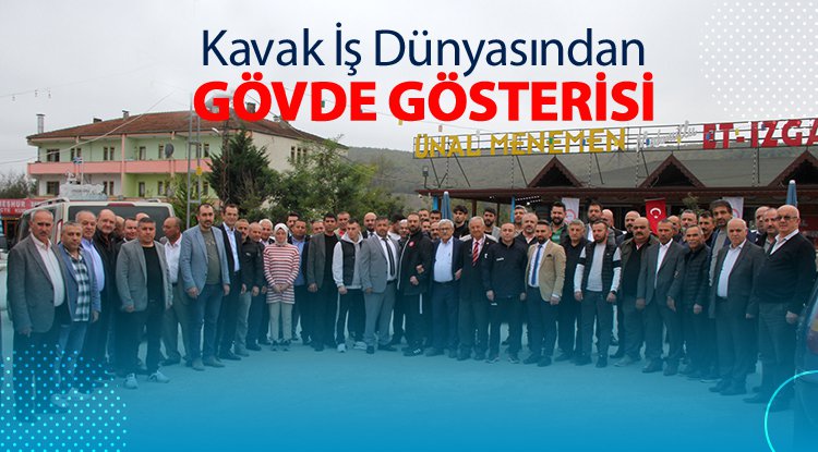Kavak iş dünyasından gövde gösterisi