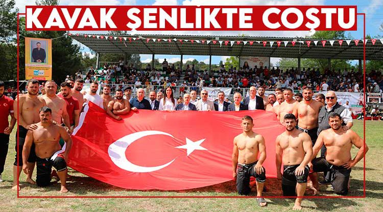 Kavak şenlikle coştu