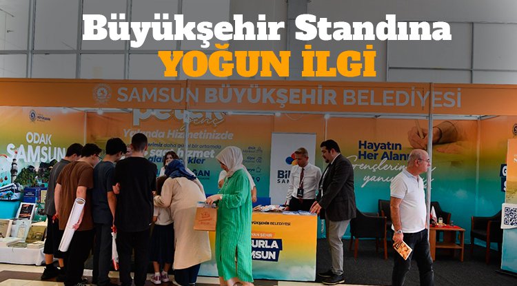 Kitap Fuarı'nda Büyükşehir standına yoğun ilgi